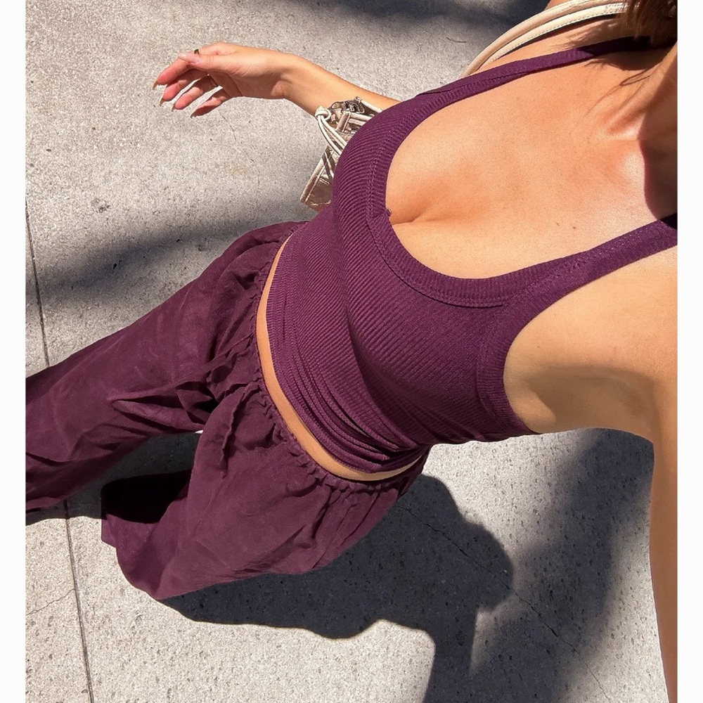 My Outfit Online Halter Tank & Linen Pants